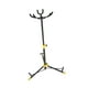 thumbnail image 3 of Soporte de guitarra cabezas Soporte de estante en pie de hierro Soporte de piso acústico de hierro Ukulele Stand for Music Instrument Bajo cabeza de goma amarilla, 3 of 8