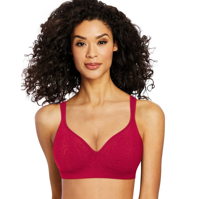Bali Soutien-Gorge Sans Armature Confort Révolution pour Femmes - Article à Succès, 38DD, Écarlate