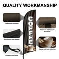 thumbnail image 4 of QSUM Coffee Sign Feather Flag with Pole Kit,7FT Coffee Decoration Display, Coffee Business Sign,Coffee Swooper Flag, 4 of 8