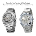 thumbnail image 3 of FORSINING Hombres Lujo Esqueleto Automático Bobinado Relojes mecánicos Exquisito Reloj FORSINING natural, 3 of 7