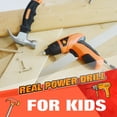 thumbnail image 5 of JoyTown Kids Real Power Drill Set – Electric Cordless Drill Tool Kit for Children with Interchangeable Bits, Flexible Shaft, Charger, All in Carrying Case, Learning Tools for Boys & Girls Home DIY, 5 of 7