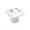 Polished Chrome, variant on Schaub And Company 530-SSB Menlo Park 1-1/4" Square Pyramid Luxury Cabinet Knob / Drawer