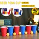 thumbnail image 1 of Muyoka Juego de 24 tazas y 24 bolas para fiesta en la piscina, camping, cumpleaños, fiesta, cerveza, pong Muyoka Hogar, 1 of 5