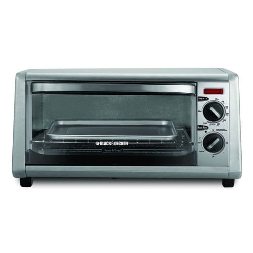 Black & Decker 4Slice Toaster Oven, Silver