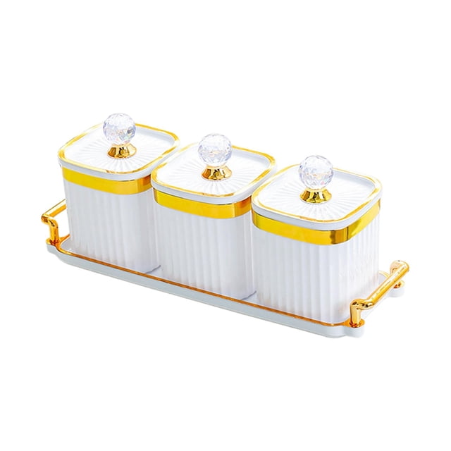 Bandeja para servir aperitivos, platos divididos para servir, platos para aperitivos y pan para el hogar, para sazonar, postre festivo, sala de estar 3 Faja 31.5x9x12cm