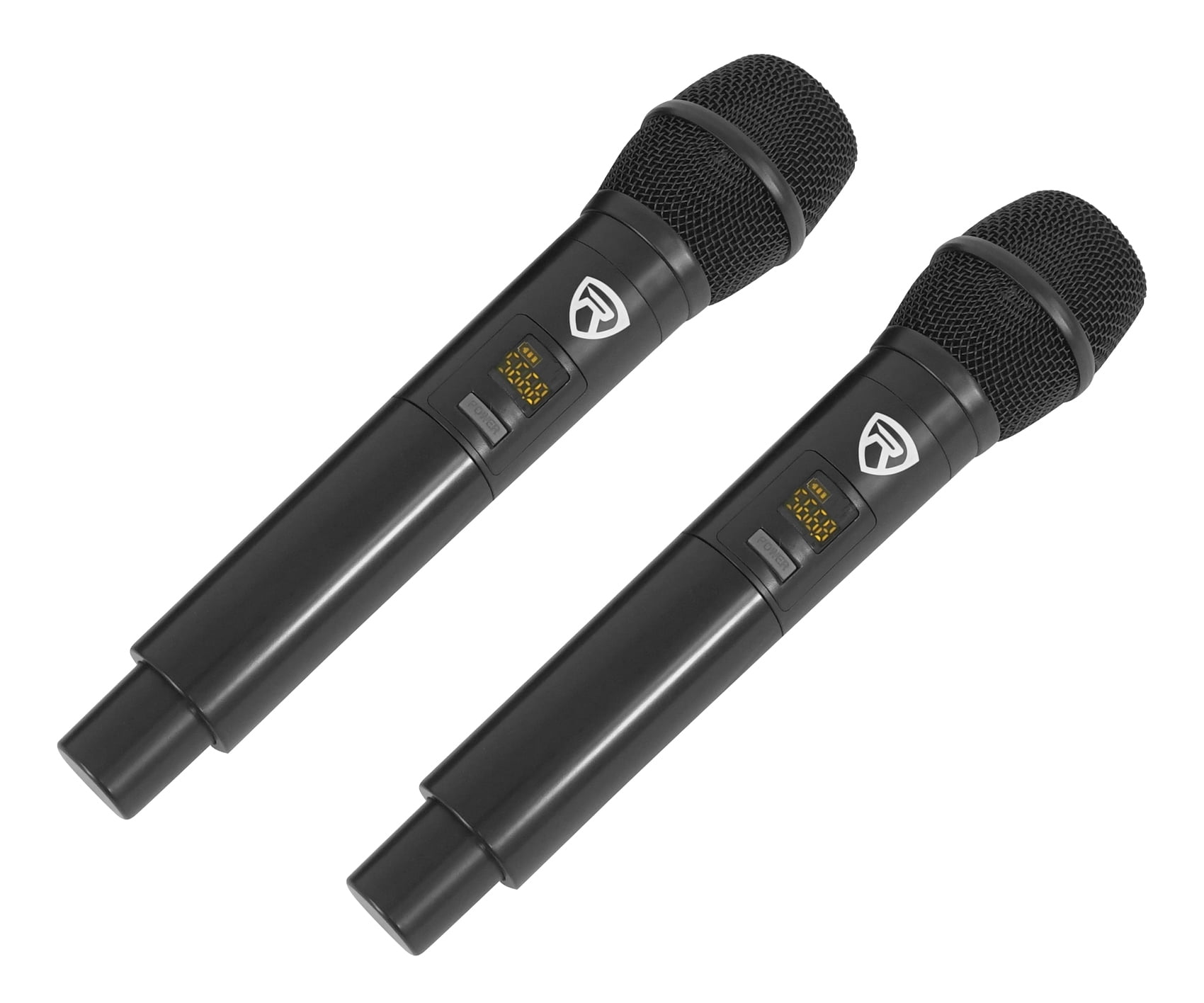 Rockville RKI60 Dual UHF 8 Chan Wireless Microphone Karaoke