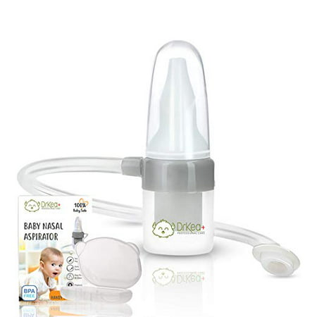 Baby Nasal Aspirator for Nose - Hygienic Baby Nose Suction - Booger Sucker for Sinus, Mucus, Nasal Congestion, Stuffed, Blocked Nose for Newborn, Infant, Toddler - BPA Free - No Filters (Best Nose Suction For Toddlers)