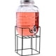 thumbnail image 1 of Vitrolero de Vidrio Bluelander Dispensador de Agua con Base de hierro Capacidad 8 L con tapa, 1 of 5