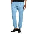 thumbnail image 1 of Men's Summer Thin Fashion Solid Color Loose Imitation Sports Lace Up Splicing Sweat Pants, 1 of 6
