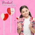 thumbnail image 6 of 4E's Novelty Heart Shaped Allergen Free Lollipops, Strawberry N Cream, Valentine's Candy, 38 Pack, 6 of 9
