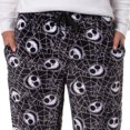 thumbnail image 3 of Disney Pajamas The Nightmare Before Christmas Jack Skellington Bats and Webs Pajama Pants for Men – Cozy Plush Fleece Lounge Pants, 3 of 6