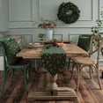 thumbnail image 1 of Camino de mesa navideño verde, mesa de centro artesanal bronceada, mesa de centro sencilla de estilo rústico americano, mueble de TV, 1 of 5