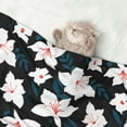 thumbnail image 2 of Naloa Lilies Flowers Dog Blanket, 3 Sizes Cat Blanket for Indoor Cats Large Medium Small Dog Gifts-Small, 2 of 8