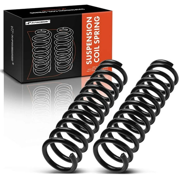 A-Premium 2Pcs Front Suspension Coil Spring Compatible with Chevrolet Monte Carlo 1971-1972, Chevelle, El Camino & Pontiac GTO, LeMans, Tempest & Oldsmobile Cutlass Supreme, F85, Replace# 3923382