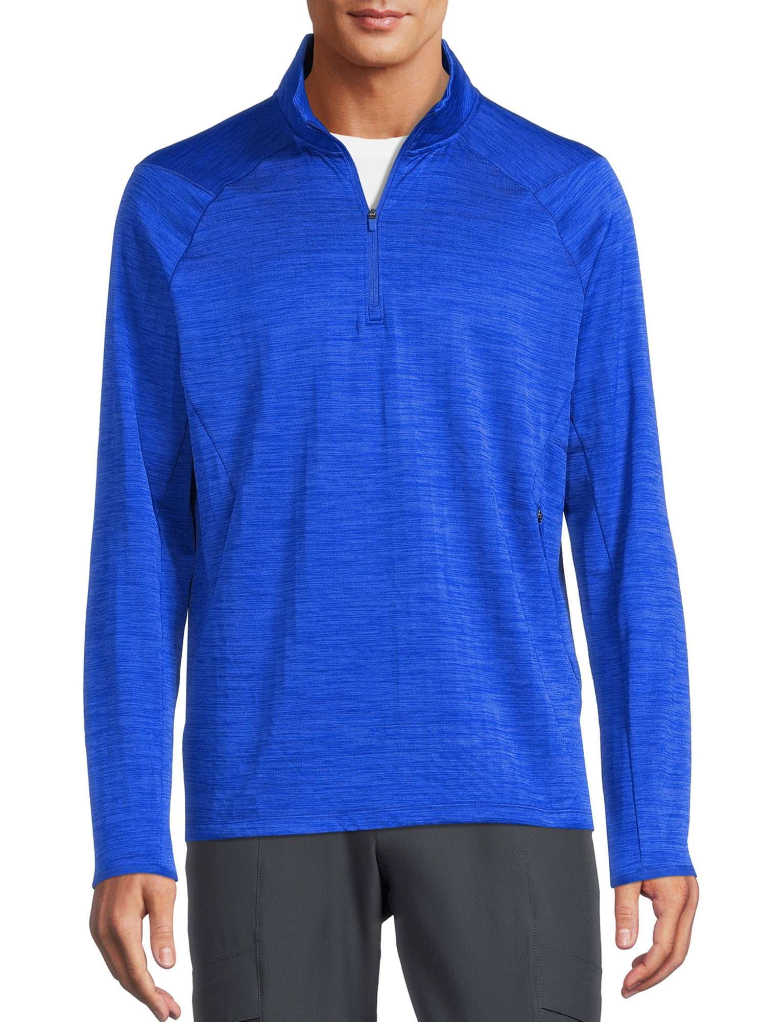 Russell Men's and Big Men's Active Quarter Zip Pullover, Sizes up to