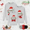 thumbnail image 2 of 2026 Christmas Matching Family Sweatshirts Xmas Funny Graphic Long Sleeve Holiday Pullover Tops Mommy Daddy And Me Festival Outfits, 2 of 4