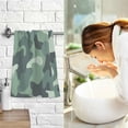 thumbnail image 7 of Yayeee 100% Cotton Hand Towels for Bathroom 16" x 28" Soft Absorbent Kitchen Towel, Forest Camouflage Pattern, 7 of 7