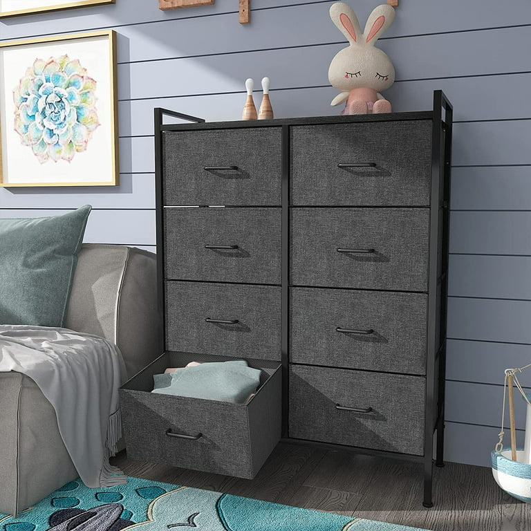 Simplehouseware Nightstands Dresser for Bedroom 3-Tier Organizer Drawer Storage