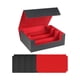 thumbnail image 3 of Caja de baraja de cartas Hugo 1800 negro rojo Estuche para baraja de cartas coleccionables, 3 of 10