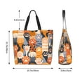 thumbnail image 5 of Kdxio Cute Cat Paw Casual Tote Bags Women Big Capacity Shoulder Bag for Women Travel Shoulder Bags Handbags, 5 of 8
