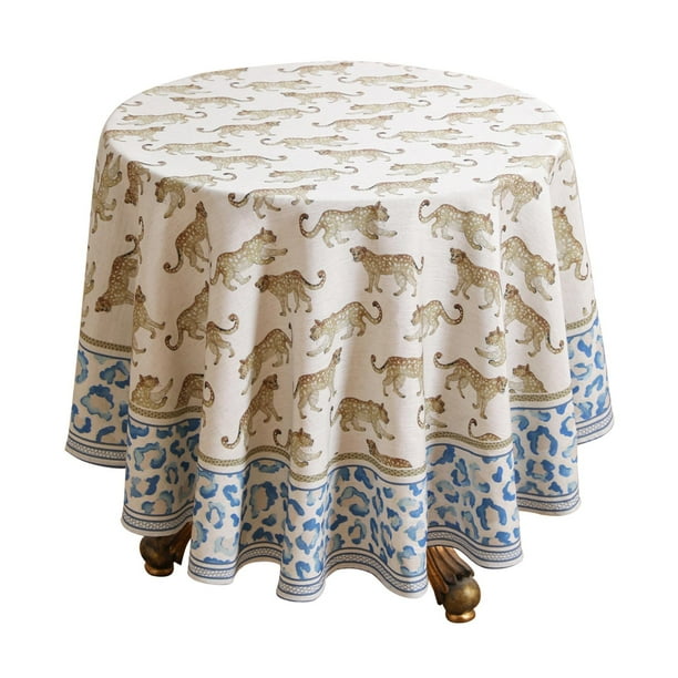 Mantel patdrea Designer Linen para mesa redonda, 67 cm
