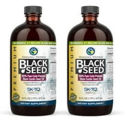 Amazing Herbs Cold-pressed Black Cumin Seed Oil For Immunity 16oz (Pack of 2)