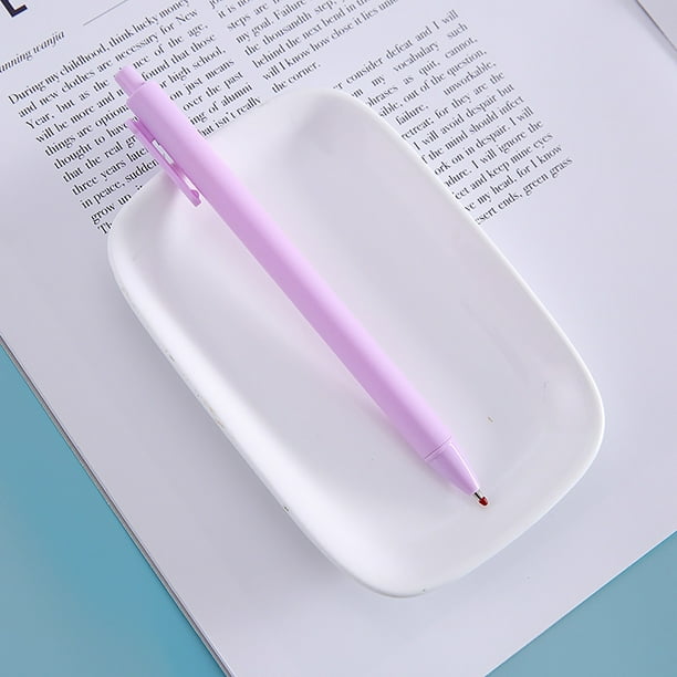 Oficina y papelería, Accesorios de escritorio, Suministros de oficina, Bolígrafo roller Candy Color Press, Bolígrafo de escritura Macaron de estilo literario, Bolígrafo de papelería para estudiantes,