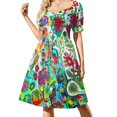 thumbnail image 1 of Vestido de verano de manga corta, vestido de cumpleaños para mujer, vestido de verano para mujer 2025, 1 of 7