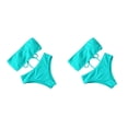 thumbnail image 4 of Soidarity Traje de baño dividido para mujer Bustier sin tirantes Acolchado Poliéster Ajustable Traje de baño Vacaciones Viajes Fiesta Ropa de playa Cian Type1 NO1 Soidarity CBP229175, 4 of 6
