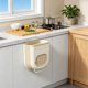 thumbnail image 4 of Wall Mounted Household Foldable Trash Can Kitchen Folding Trash Can Hanging Plastic Telescopic Storage Bin, 4 of 6
