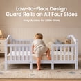 thumbnail image 6 of Dream On Me Rosie 3-in-1 Convertible Toddler Bed with Guardrails, Lavender Ice, 6 of 22