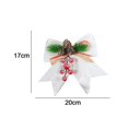 thumbnail image 2 of Christmas Decorative Bows For Wreath Garland Treetopper Christmas Tree, 2 of 5