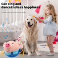 thumbnail image 5 of ACDANC Active Moving Pet Plush Toy,Moving Dog Toys for Small Dogs,Upgrade Interactive Dog Toys for Small Medium Dogs,Squeaky Moving Dog Ball Toy,Washable Cartoon Pig Plush Sound Electronic Dog Toys, 5 of 6