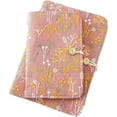thumbnail image 1 of ZOUSSIQI Creative pink embroidery plan planner, student plan schedule notebook - pink [three-dimensional embroidery] - A6 shell + blank page CA919-54374, 1 of 7