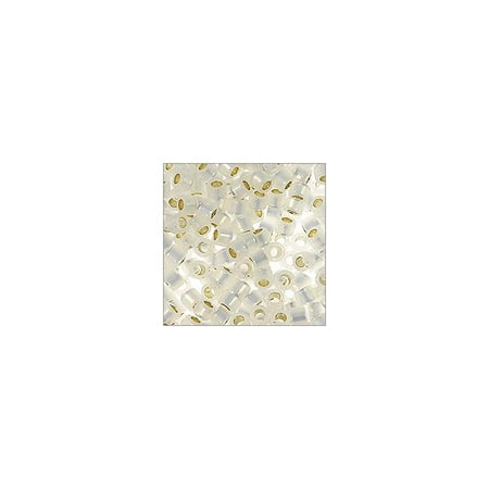 11 Silver Lined Seed Beads - Miyuki Delica Seed Bead 11/0 Silver Lined Opal (36 Grams)