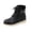 Black, variant on EKVAHL Women's Lace‑Up Platform Ankle Booties, Faux Leather Side Zip Low Chunky Heel Boots, Rugged Lug Sole Casual Walking Boots Beige