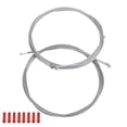 thumbnail image 2 of Spptty Bicycle Cable,Bicycle Derailleur Shifter Cable And Brake Cables Set With End Crimps For Mountain Road Bike Accessories,Brake And Shifter Cable Set, 2 of 8