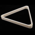 thumbnail image 2 of 11.6 pulgadas / 10.4 pulgadas ABS Triangle Pool Ball Rack Table Ball Marco de reposicionamiento Blanco Zulema Eight Ball Pool Triangle Rack, 2 of 8