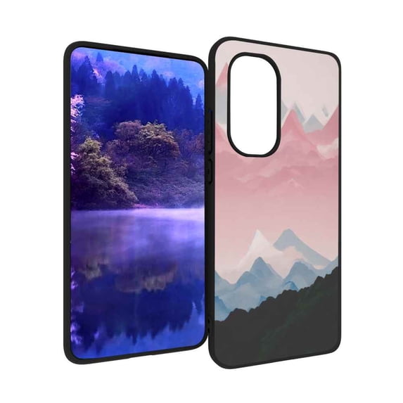 Compatible with Motorola Moto Edge 2022 Phone Case, Mountains-16 Case Men Women, Flexible Silicone Shockproof Case for Motorola Moto Edge 2022