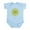 Sky Blue, variant on CafePress - Lyme Disease Lotus Infant Bodysuit - Baby Light Bodysuit, Size Newborn - 24 Months