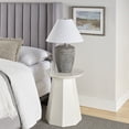 thumbnail image 5 of 25" Rustic Brown Ceramic Farmhouse Table Lamp - Nourison, 5 of 8