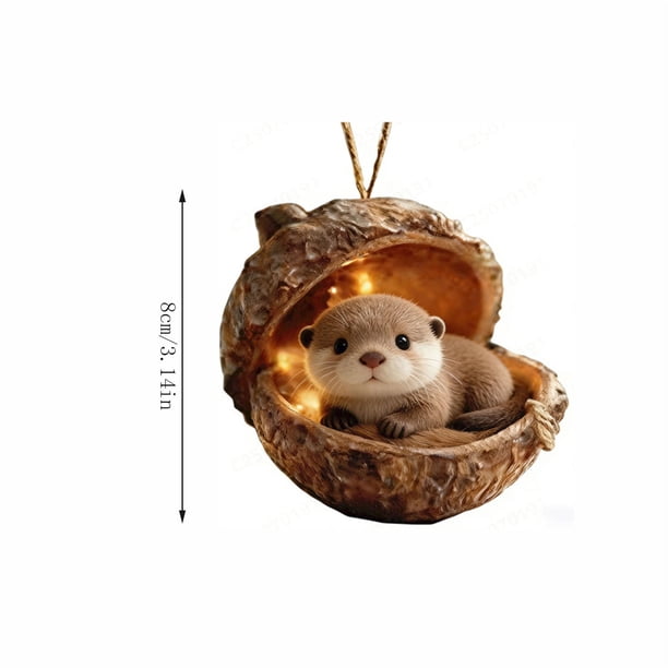 Árboles Decorativos para la Decoración Del Hogar Acrílico 2D Ornamentos Del Árbol de Navidad Festivo para la Decoración de Vacaciones Ornamentos Pequeños para Árboles de Navidad