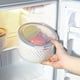 thumbnail image 3 of Contenedores 3 en 1 para frutas y verduras con colador | Organizadores herméticos para refrigerador con cesta de drenaje extraíble | Juego de 3 recipientes herméticos para frutas y verduras (tamaño, 3 of 4