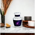 thumbnail image 5 of JAGASY Purple Galaxy Urn for Ashes for Women - Miniature Black Urn for Ashes Adult Male & Female - Handcrafted Keepsake Urns - Tiny Cremation Urns for Mom & Dad - ( 3 Inch ), 5 of 7