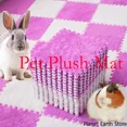 thumbnail image 2 of 4/10 piezas de forro para jaula de conejos y conejillos de indias, artículos para mascotas pequeñas, esterilla de cama antideslizante impermeable, suave y cálida, manta para dormir para conejos, 2 of 5