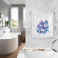 thumbnail image 4 of Ryvnso Dolphins Jumping Hand Towels for Bathroom Cotton Face Towel Decorative 15.5x29.5 inch, 4 of 7