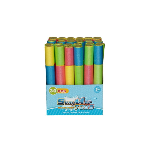 Pistola de agua de EVA de algodón perlado de verano para niños, cañón de agua de espuma extraíble para playa, juguete de agua