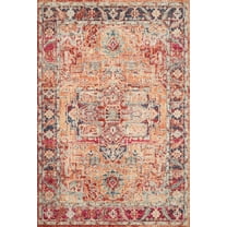 Loloi Nour Oriental Lava / Navy Area Rug