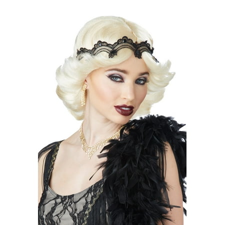20s Glitz and Glamour Wig and Headband (Blonde)