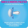 thumbnail image 4 of MAM Original Matte Pacifier (2 pack, 1 Sterilizing Pacifier Case), Pacifiers 0-6 Months, Baby Boy Pacifier, Best Pacifiers for Breastfed Babies, Sterilizing Storage Case, 4 of 4